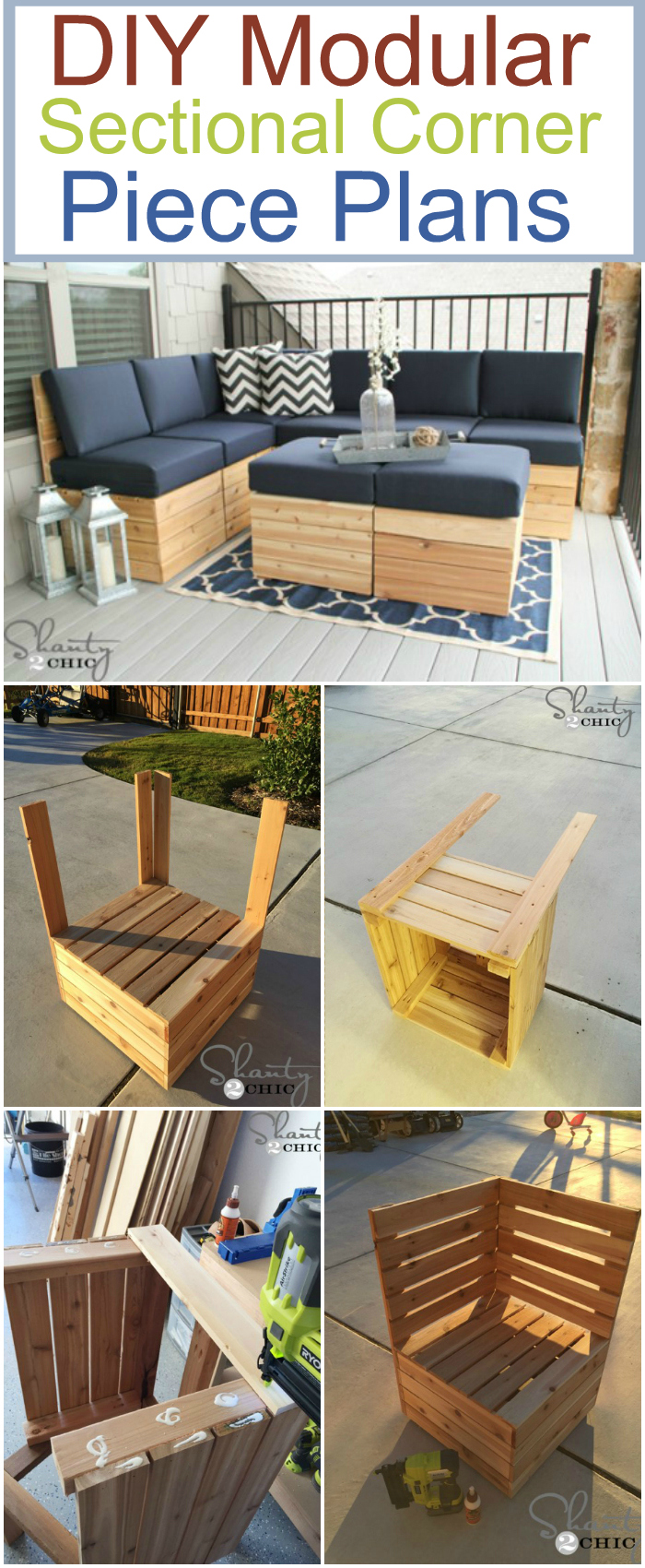 DIY Modular Sectional – Corner Piece Plans