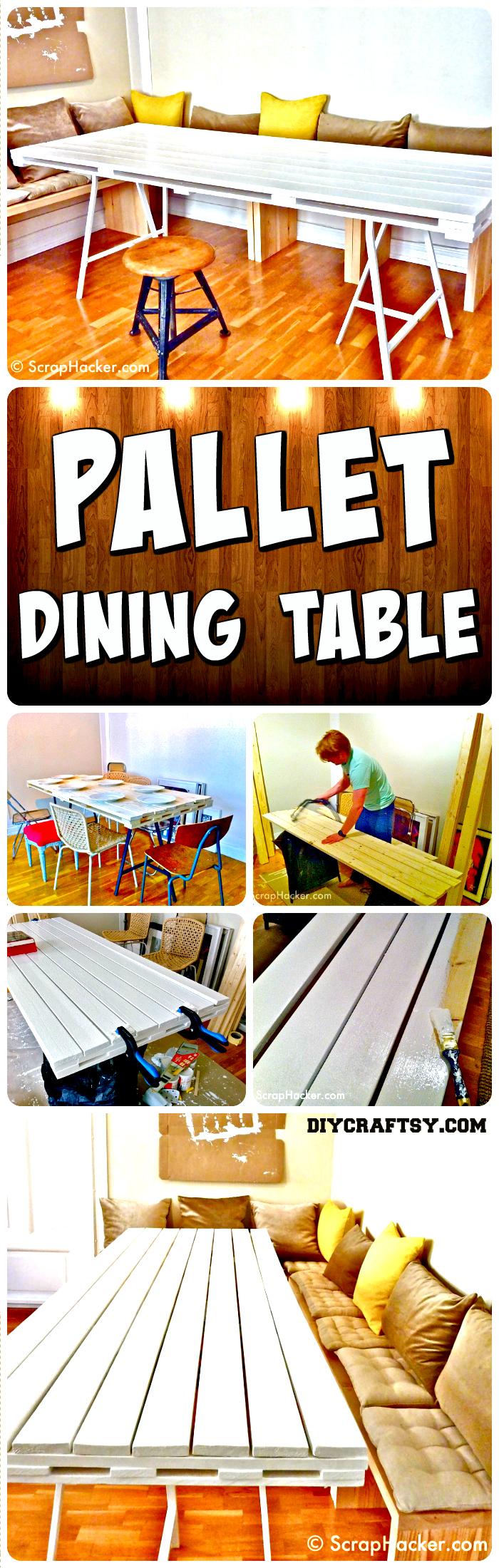 Pallet Dining Table DIY Pallet Projects to Update Your Home