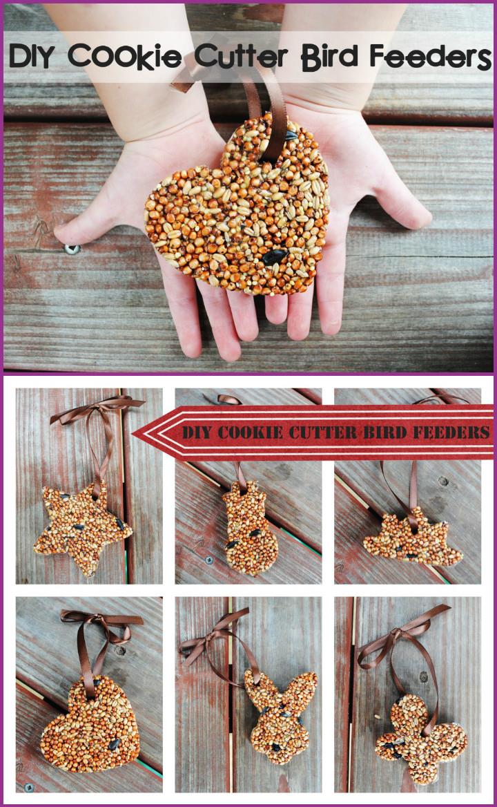 Cookie Cutter Bird Feeders - diy birdfeeder | diy birdfeeder for kids | diy birdfeeders homemade | diy birdfeeder hanger