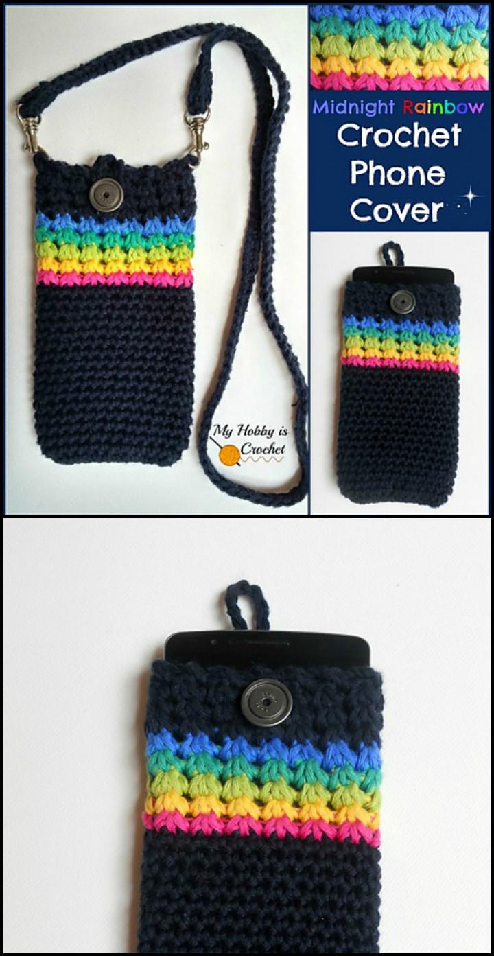 crochet phone purse