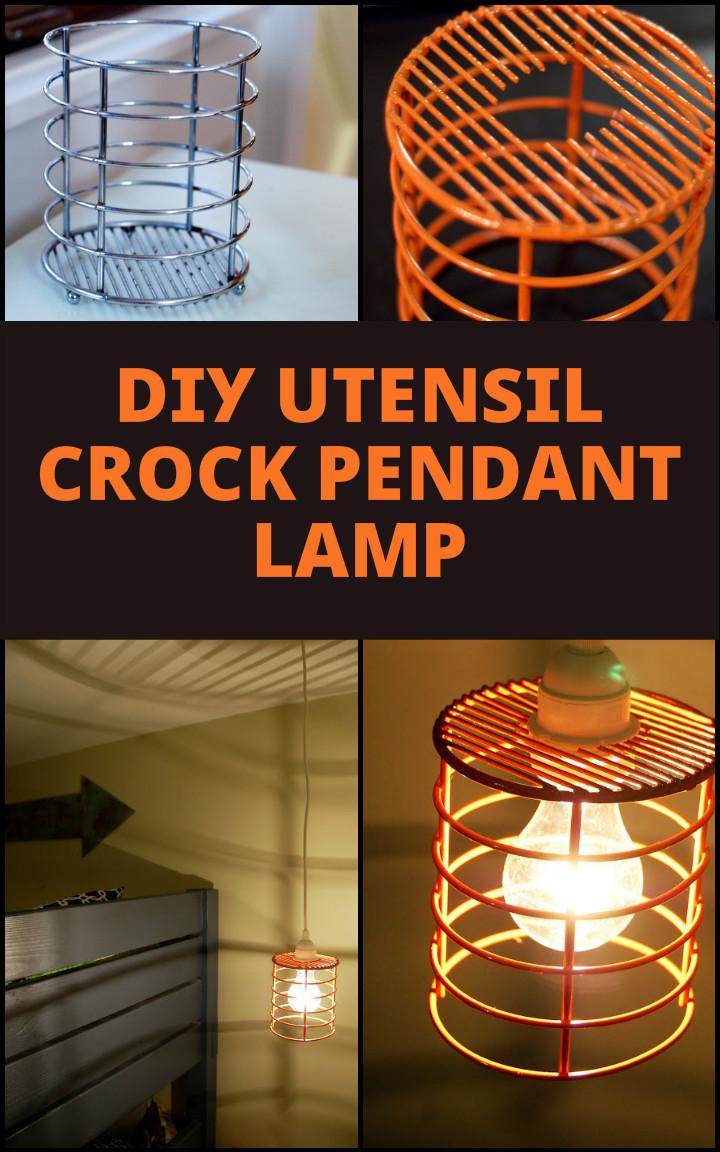 Crock diy Pendant Lamp