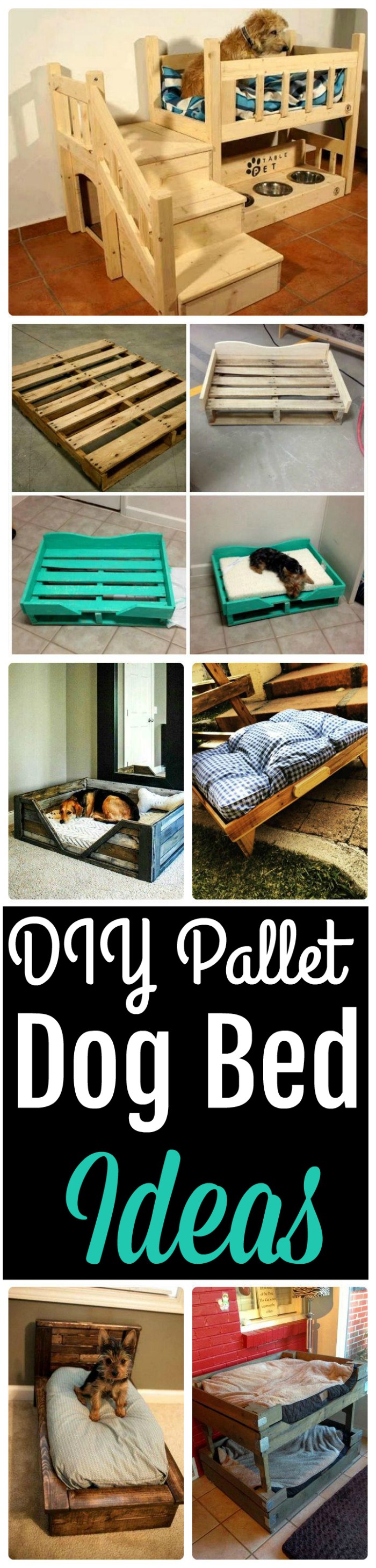 DIY Pallet Dog Bed - diy pallet ideas