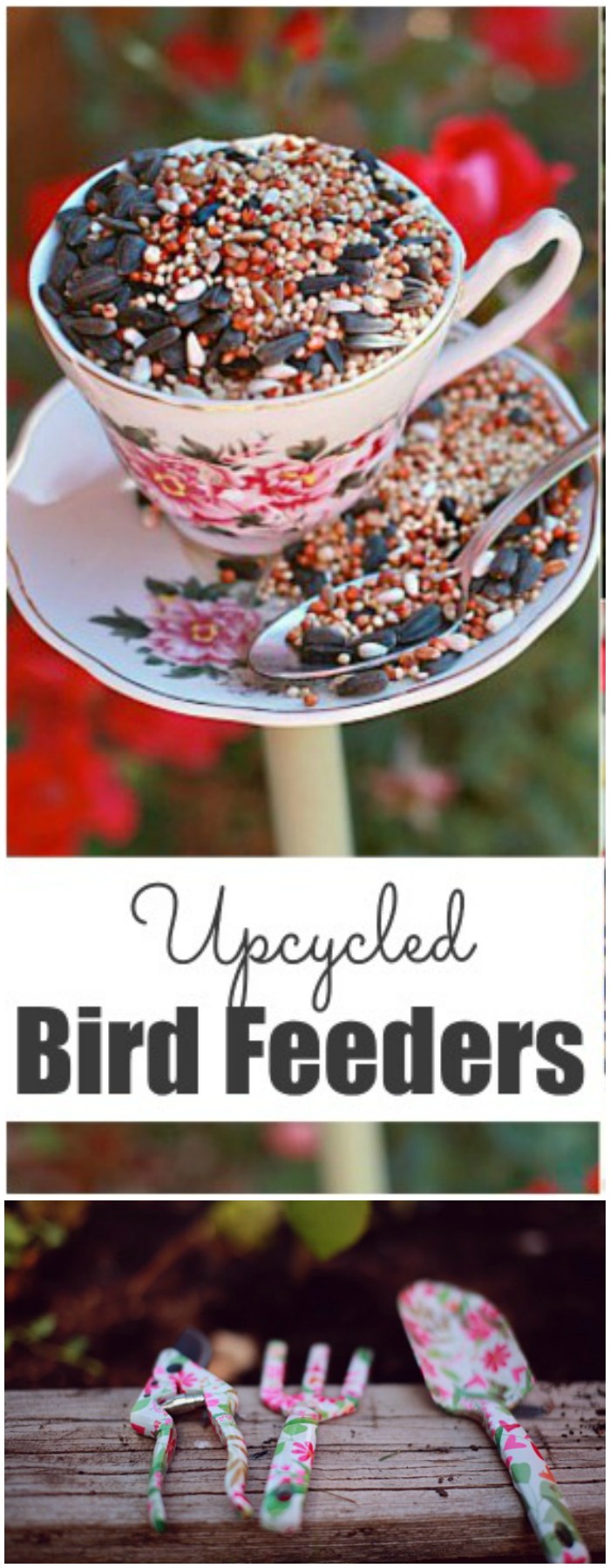 DIY Teacup Bird Feeder - diy birdfeeder | diy birdfeeder for kids | diy birdfeeders homemade | diy birdfeeder hanger