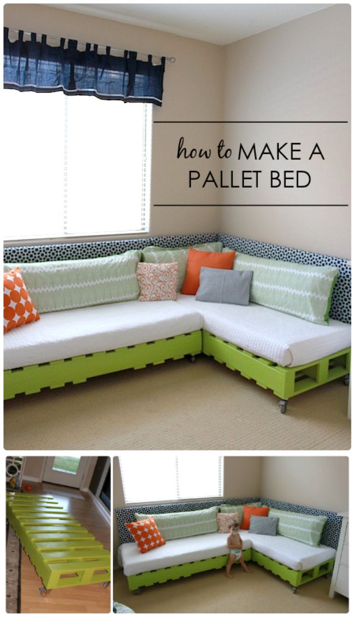 How to Make a Pallet Bed - diy pallet bed | diy pallet bed frame | diy pallet bed with storage