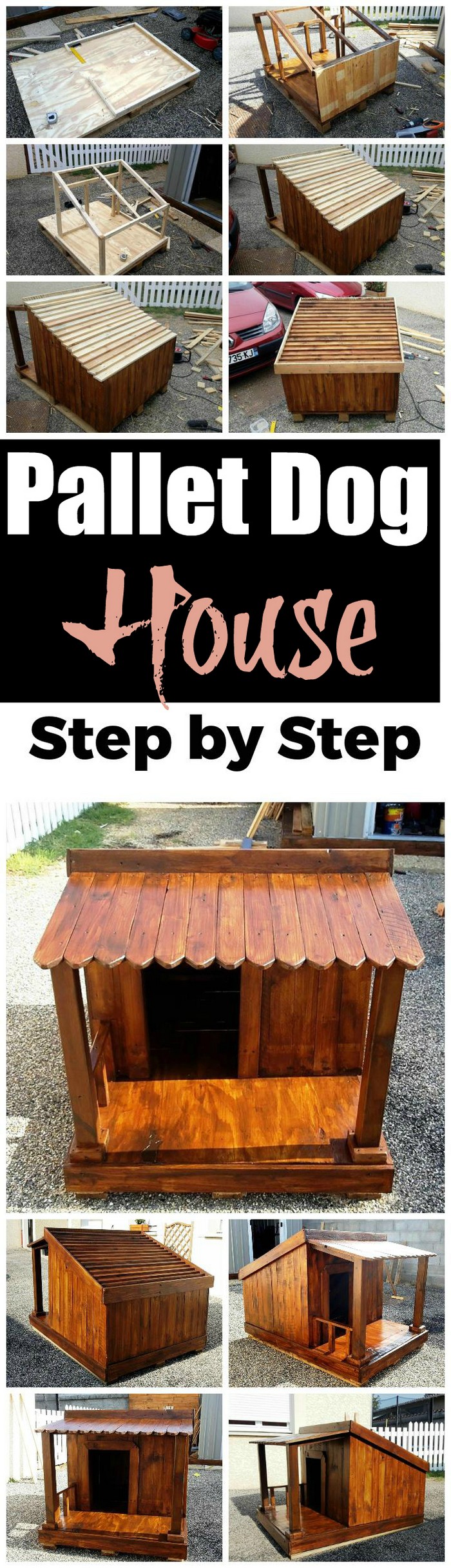 Pallet Dog House - diy pallet ideas