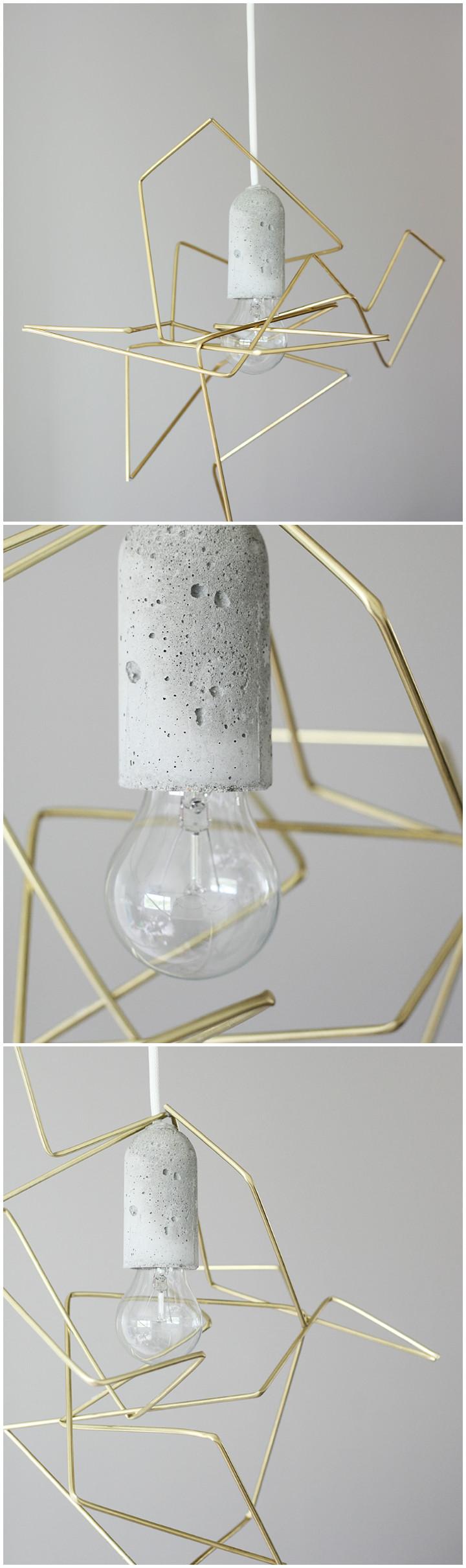 Pendant Lamp Metal Tube Lampshade