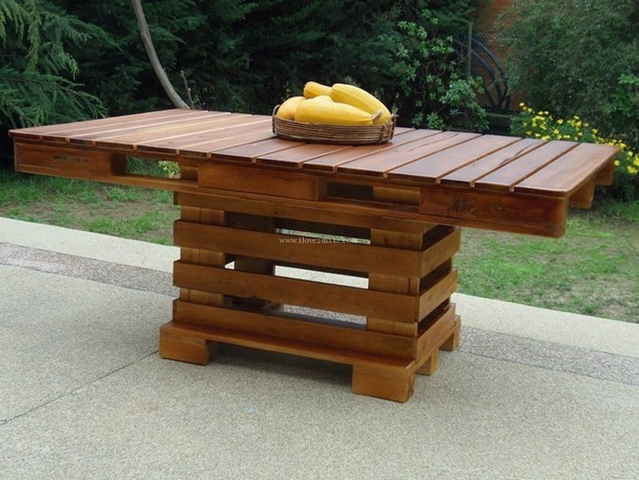 Ptio Table - diy pallet ideas