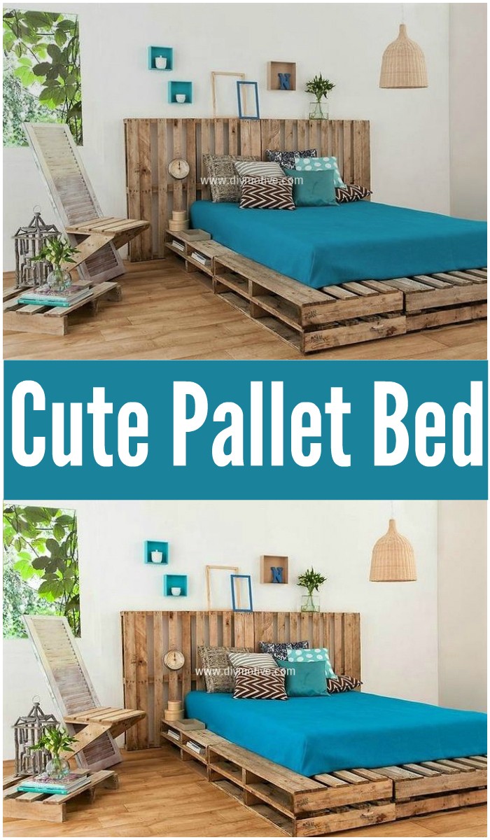 Cute Pallet Bed