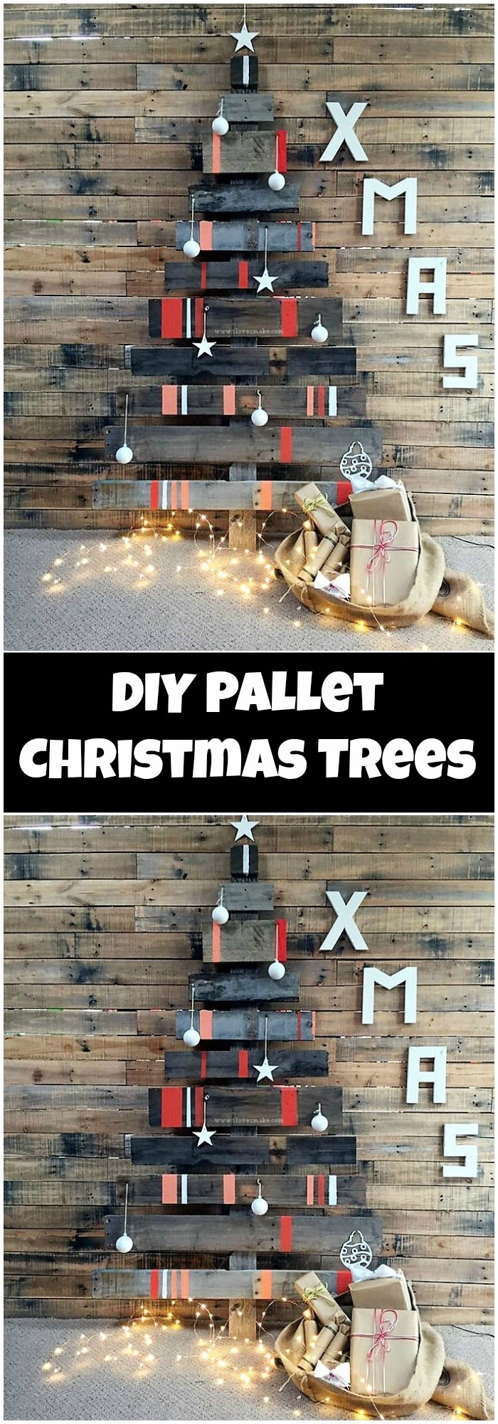 DIY Pallet Christmas Trees