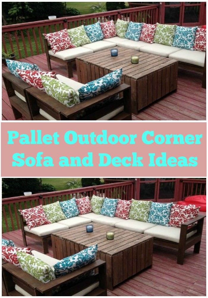 Pallet Outdoor Corner Sofa