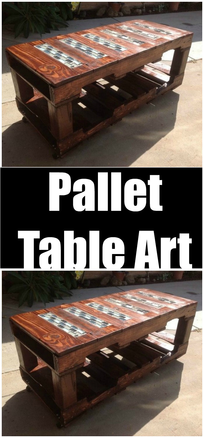 Pallet Table Art