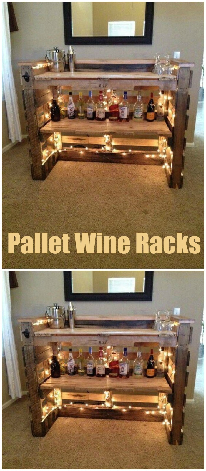 Pallet Wine Racks