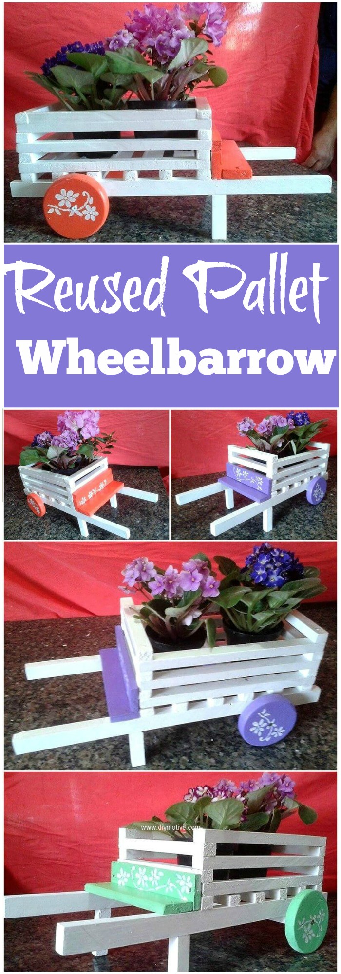 Reused Pallet Wheelbarrow - reshaping wooden pallets