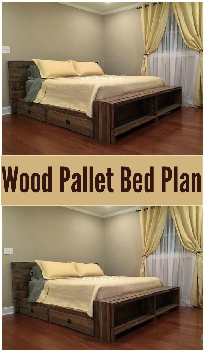 Wood Pallet Bed Plan