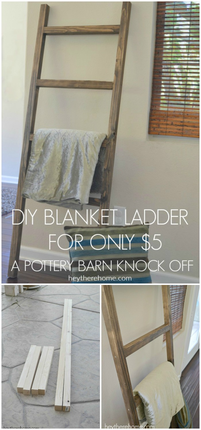 DIY Blanket Ladder