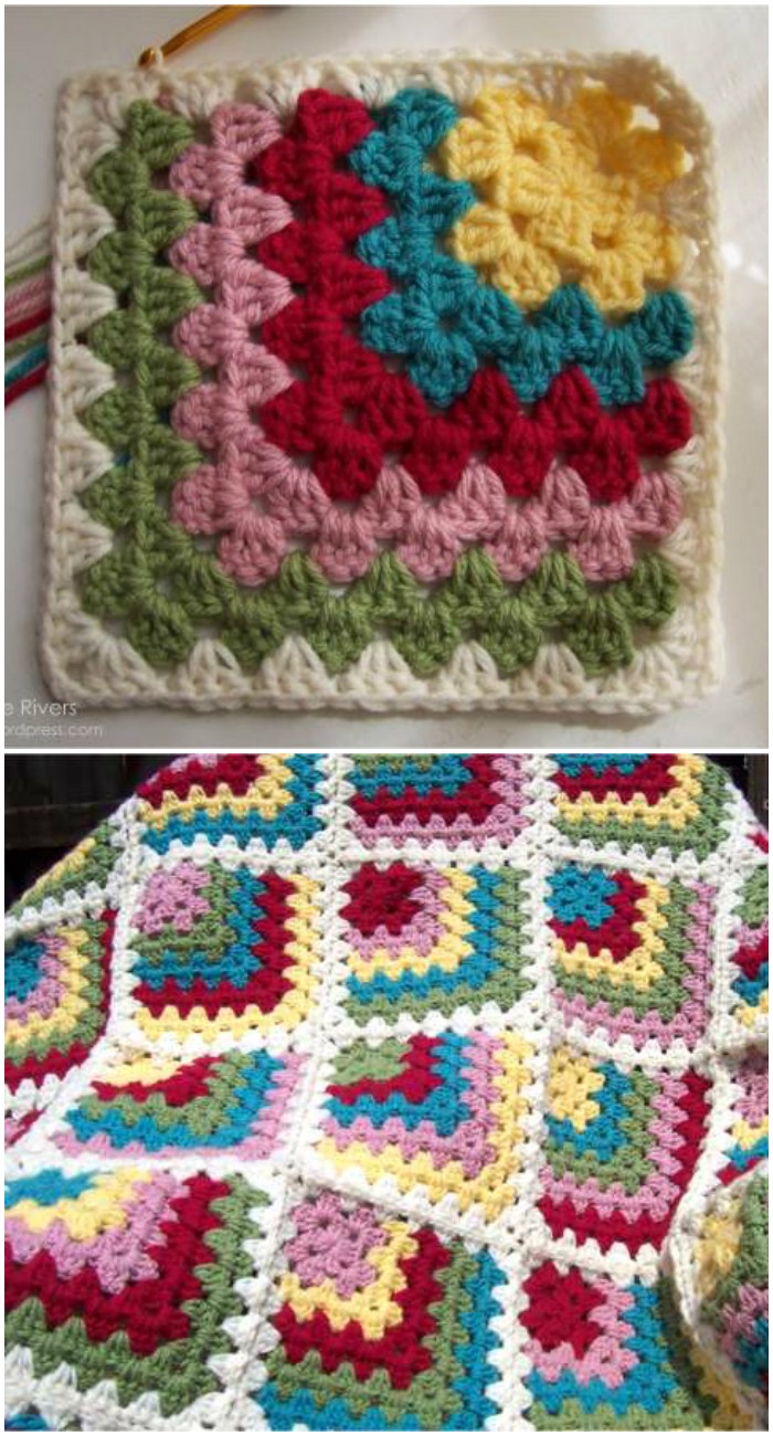 Mitered Granny Square