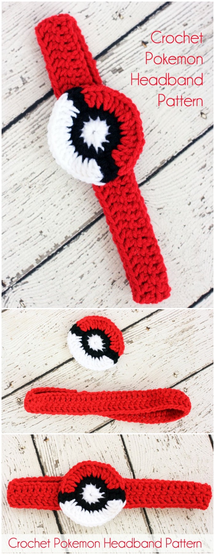 Crochet Pokemon Headband Pattern