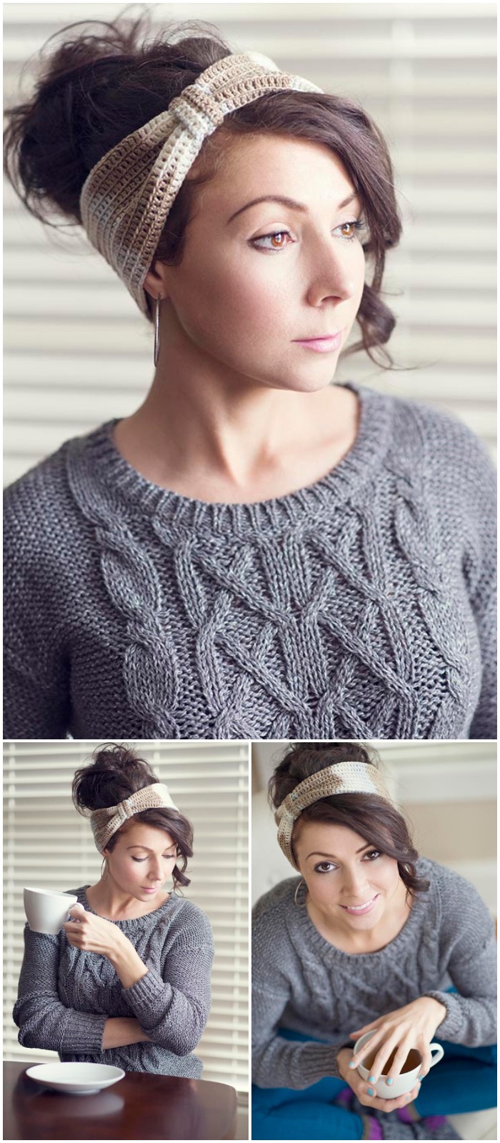 Free Crochet Latte Headband Pattern