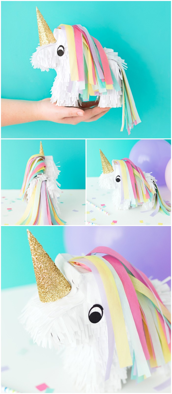 MINIATURE UNICORN PINATAS