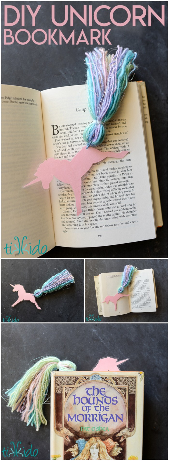 Unicorn Bookmark Favor Tutorial