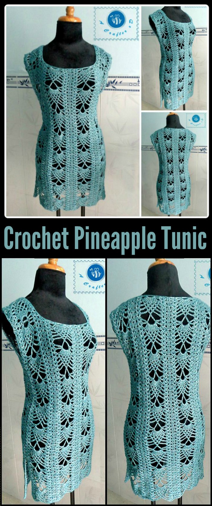 Crochet Pineapple Tunic