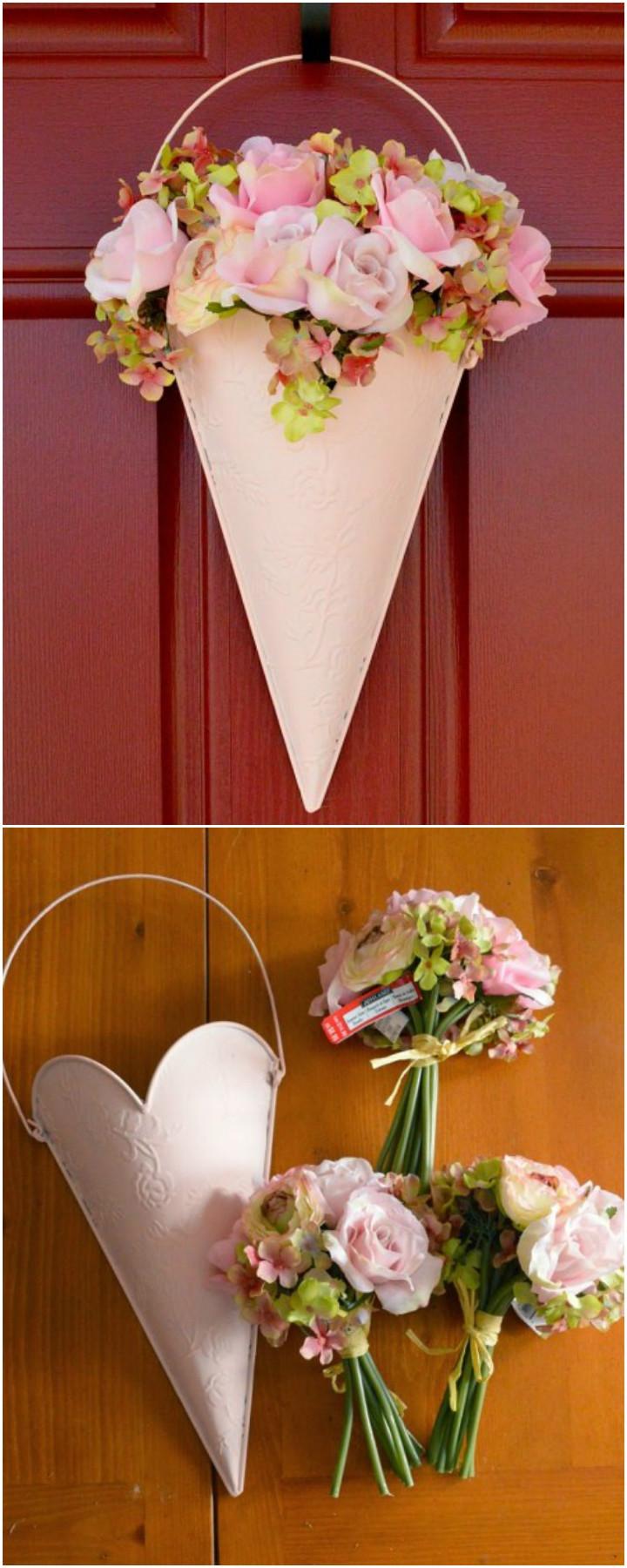 DIY Wreath Hanger For Front Door