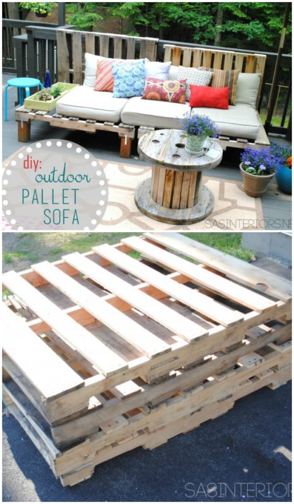 20 DIY Pallet Sofa Plans Step by Step Instructions • DIY