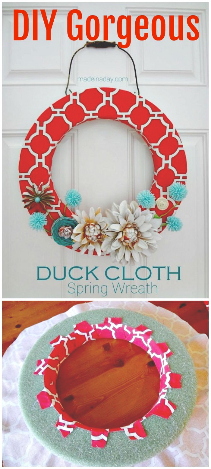 Duck Cloth Wreath