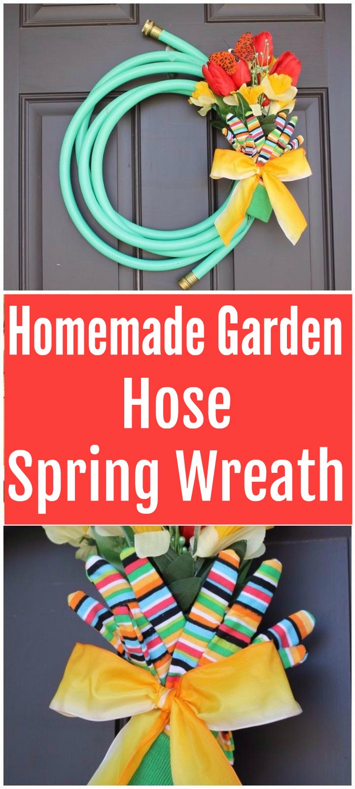 Homemade Garden Wreath For Spring