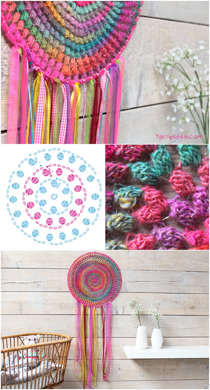 Chic Crochet Dream Catcher - Free Crochet Patterns • DIY & Crafts