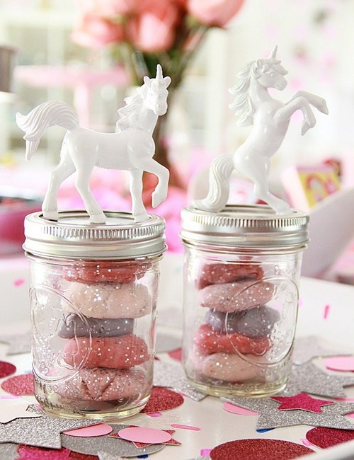 DIY Unicorn Glitter Play Dough Party Favor