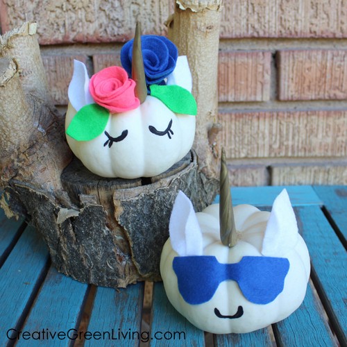 How To Make Diy Unicorn Pumpkins With No Carving Mess