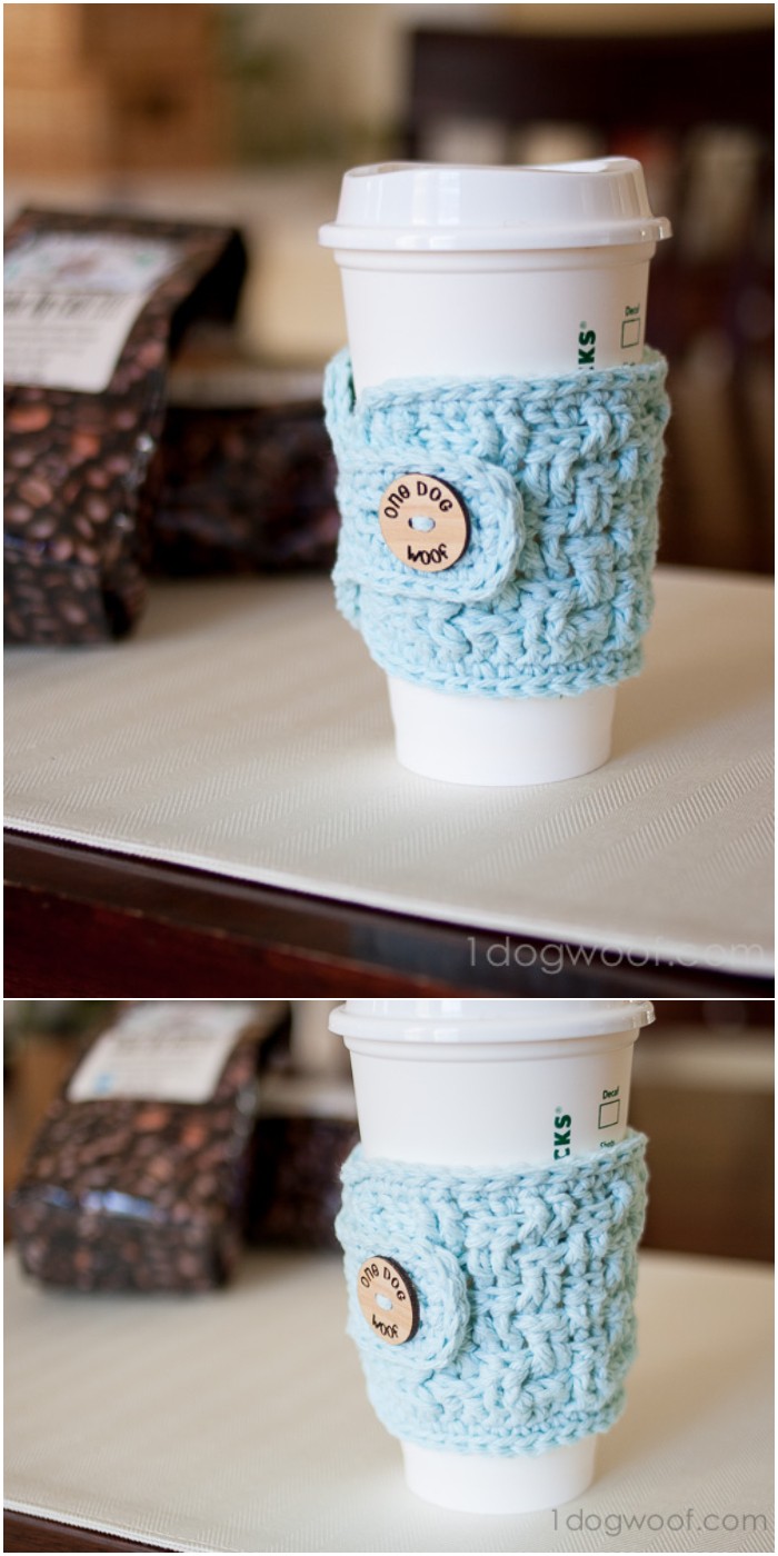 Basketweave Cup Cozy