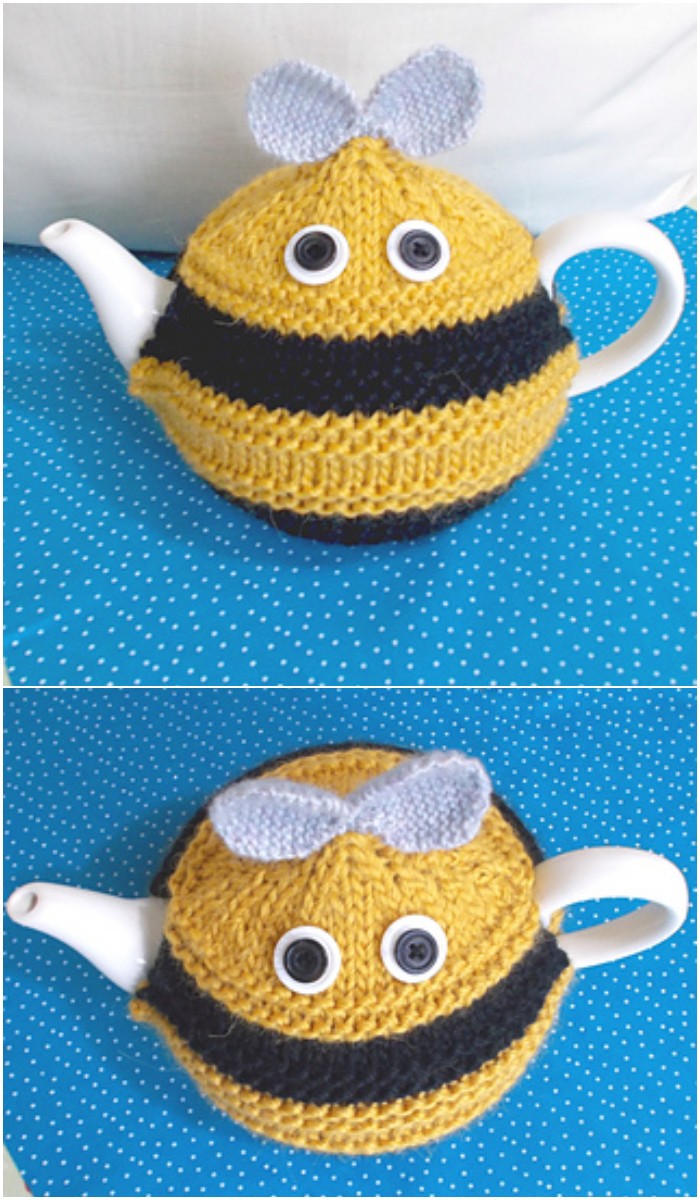 Bee Crochet Tea Cozy