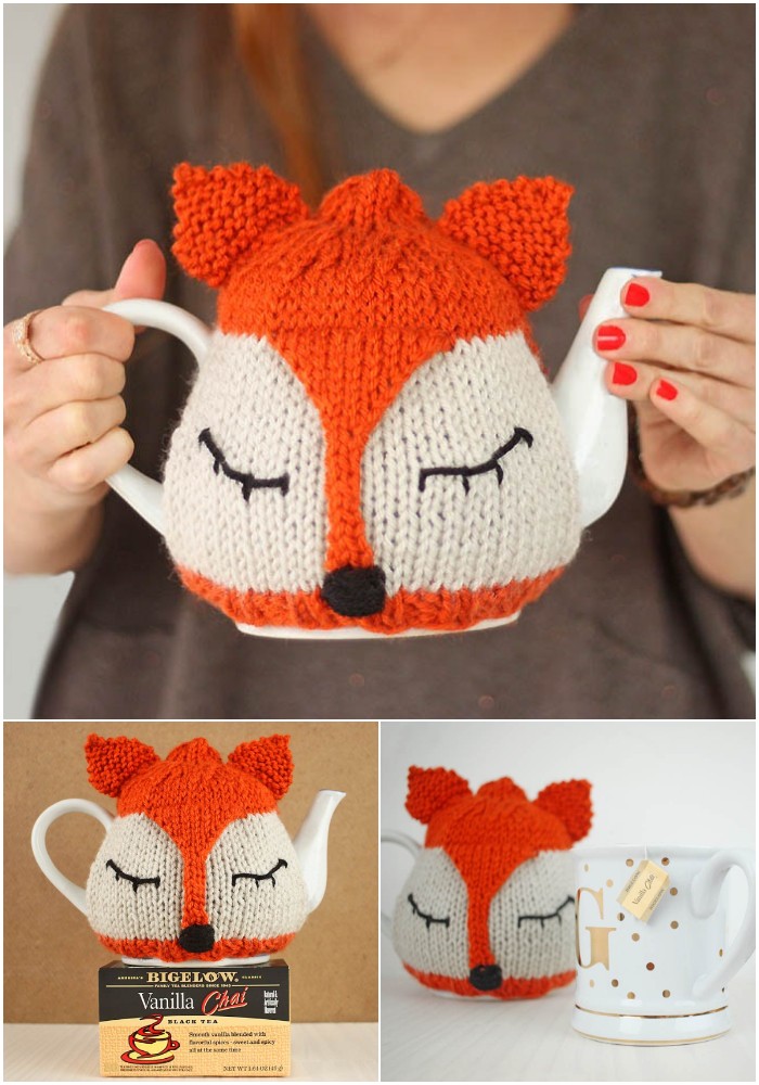 Crochet Fox Tea Cozy