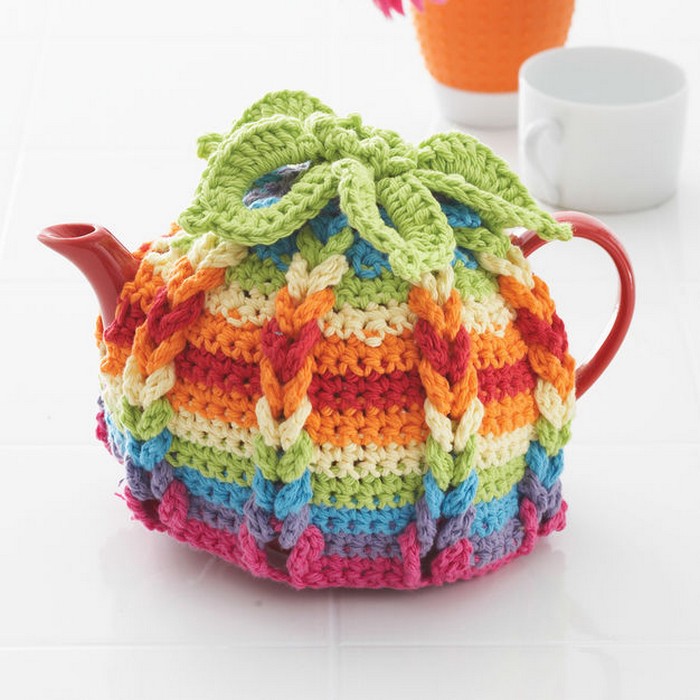 Crochte Hot Hibiscus Tea Cozy