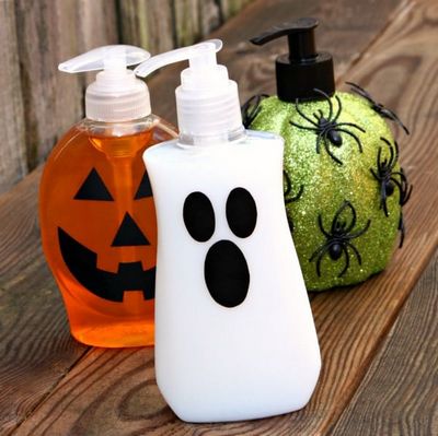 Creative DIY Halloween Soap Dispensers