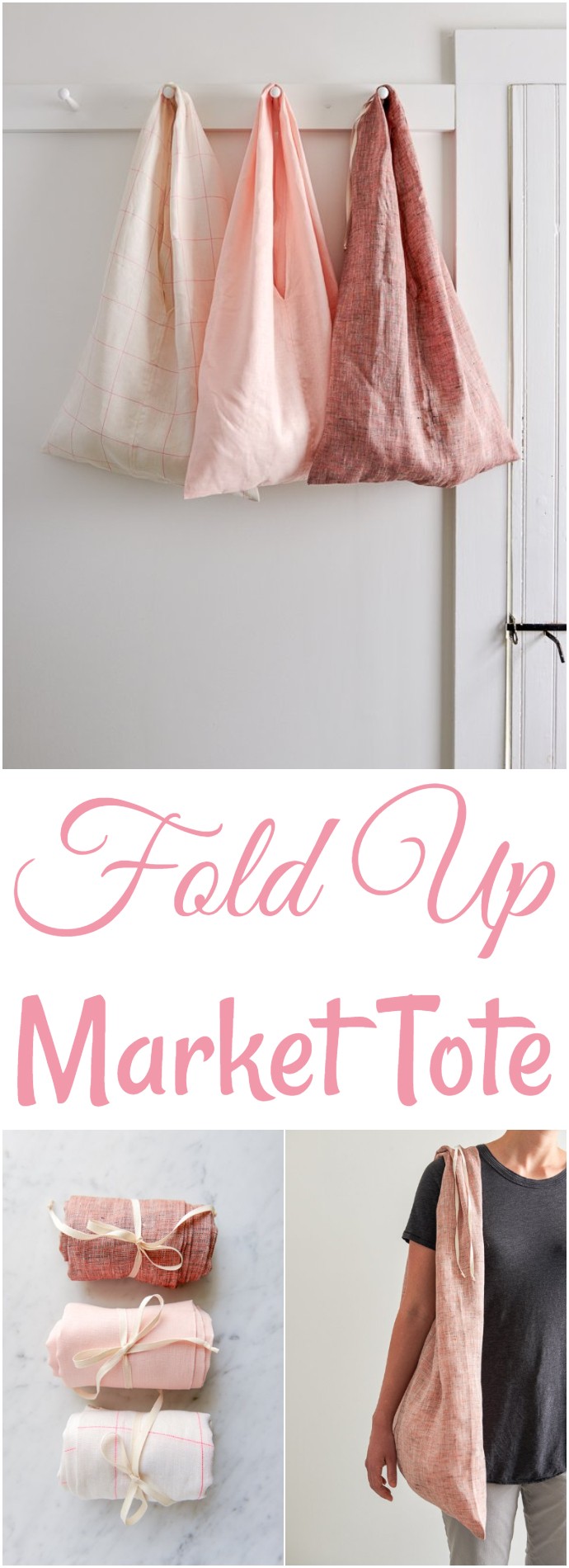 Fold Up Market Tote