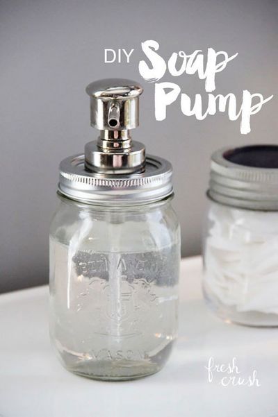 Mason Jar DIY Soap Dispenser Plan