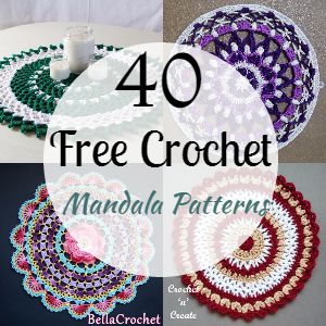 40 Free Crochet Mandala Patterns • DIY & Crafts