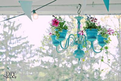 DIY Chandelier Planter Tutorial 