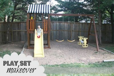 DIY Playset Makeover Garden Craft