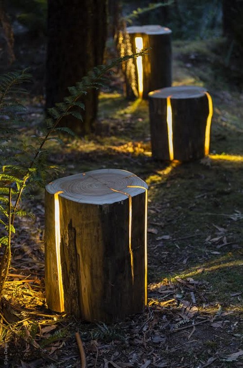 Duncan Meerding Expands His Cracked Log Lamp Range