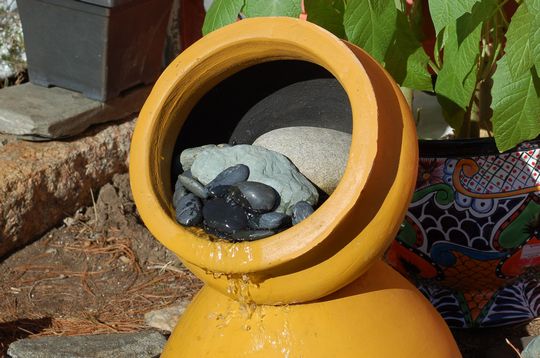 How to Build a Cascading Clay Pot Fountain