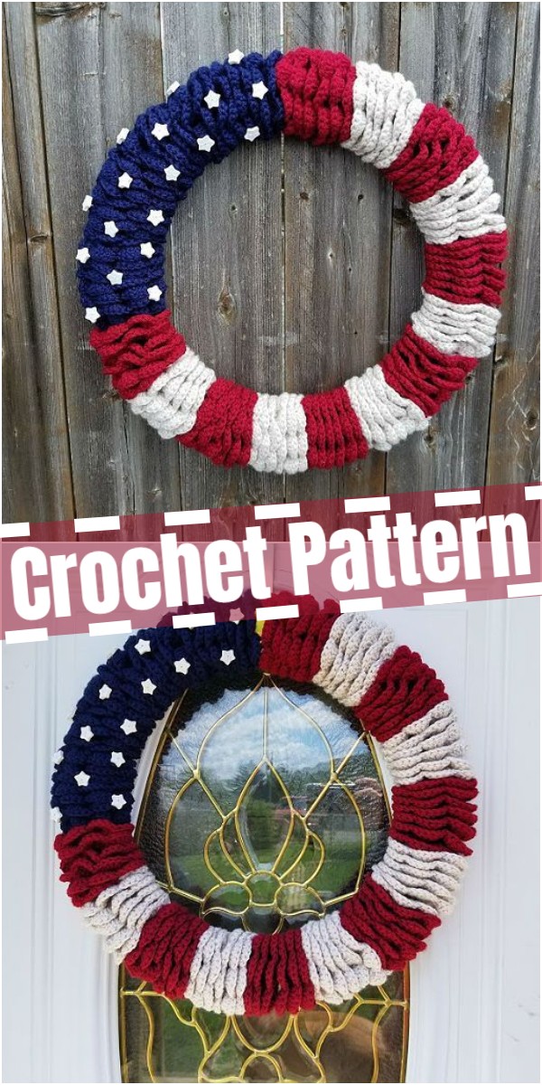 American Flag Wreath