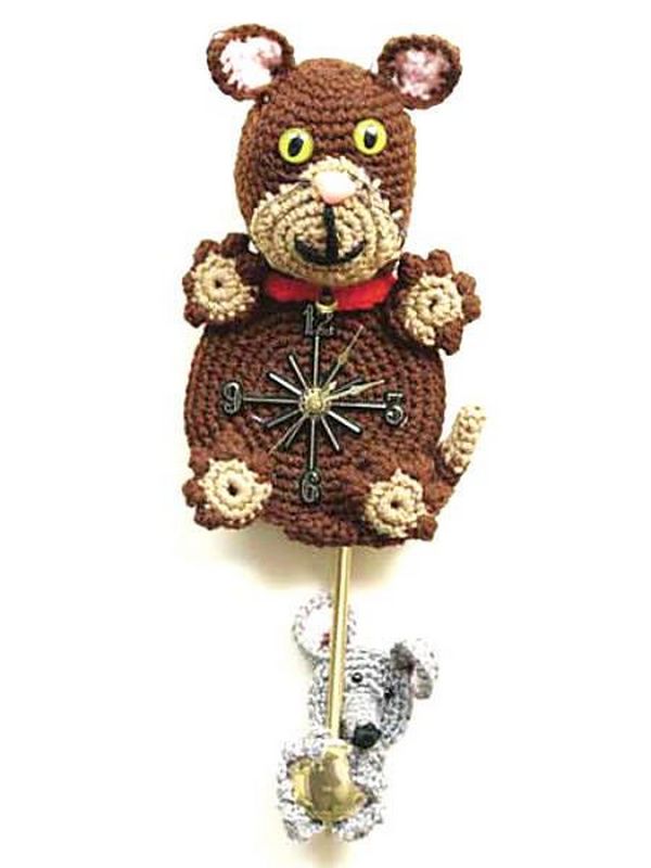 Crochet Kooky Kat Clock