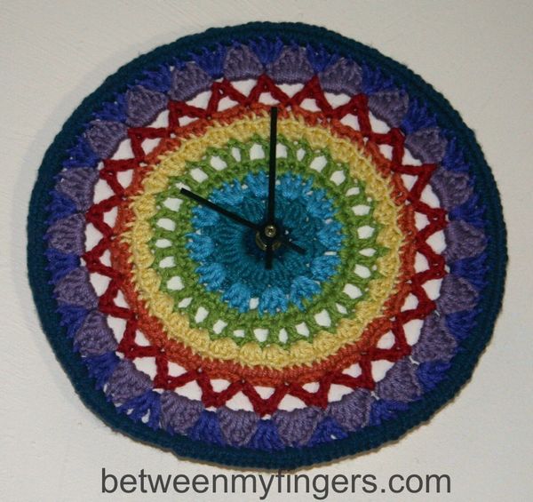 Crochet Mandala Clock