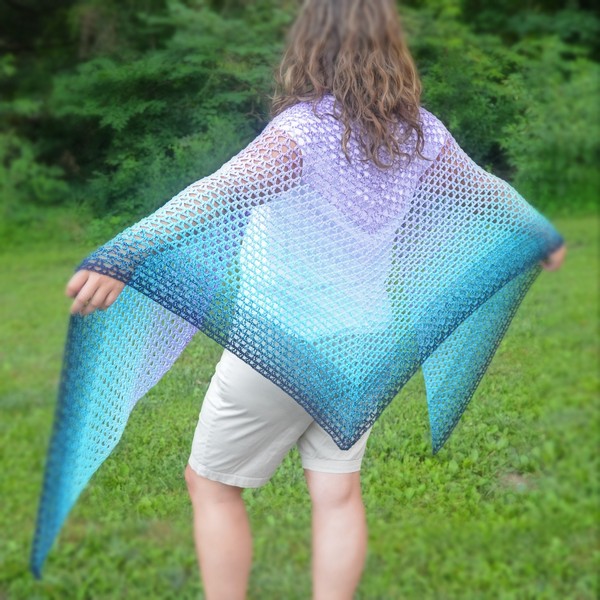 Crochet Summer Path Shawl