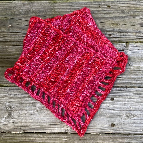 Crochet Handwritten Cowl