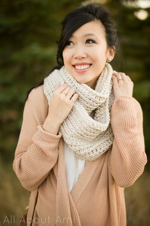 Crochet Triple Luxe Cowl